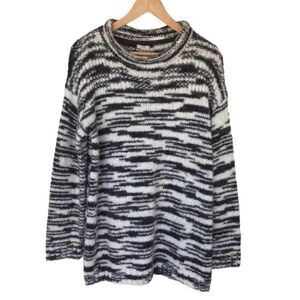 Ecote Urban Outfitters Marled Knit Relaxed Fit Gray White Sweater S